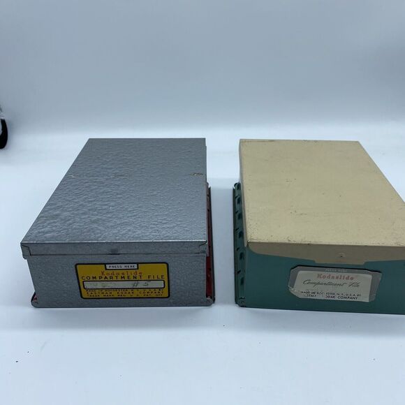 Kodaslide Compartment File Lot of 2 Made in USA - Picture 2 of 12